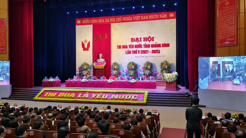 Quang cảnh Đại hội thi đua yêu nước tỉnh Quảng Bình