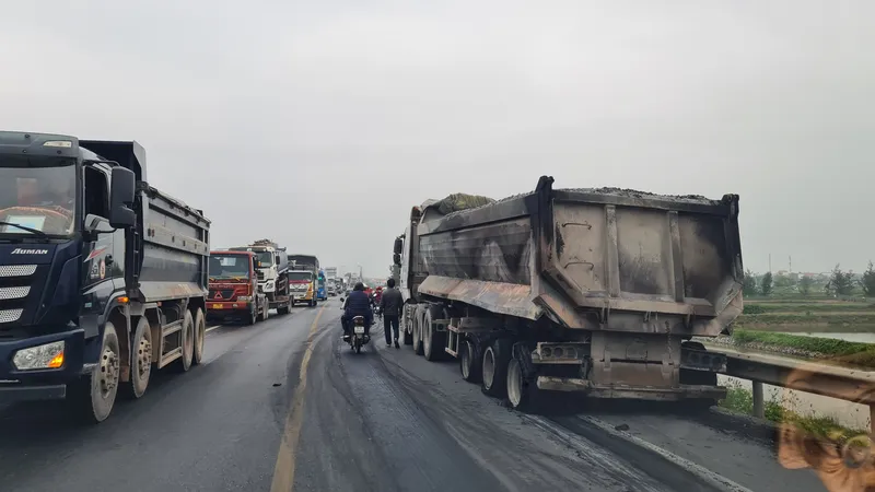 Hiện trường đám cháy
