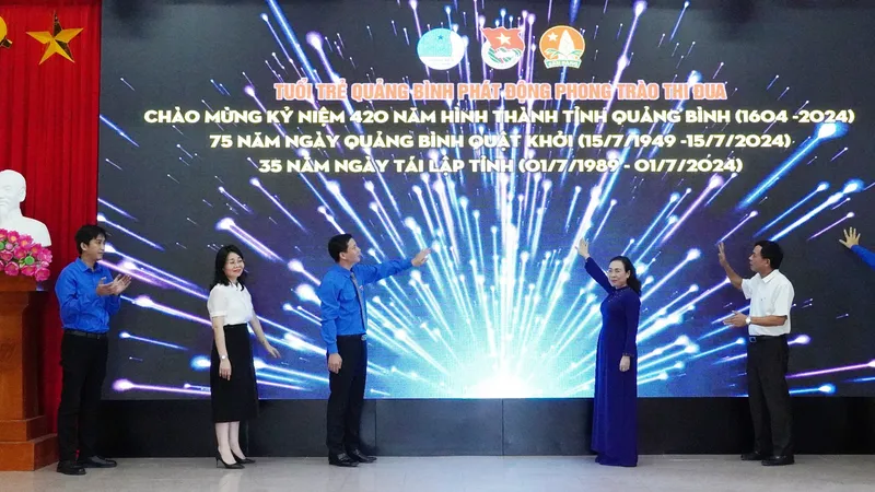  Phát động phong trào thi đua chào mừng Kỷ niệm 420 năm hình thành tỉnh Quảng Bình, 75 năm ngày Quảng Bình quật khởi (15/7/1949 -15/7/2024) và 35 năm ngày tái lập tỉnh 