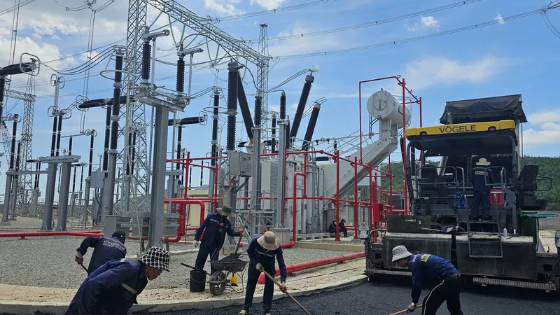 Đóng điện dự án đường dây 500kV mạch 3 đoạn Quảng Trạch - Quỳnh Lưu