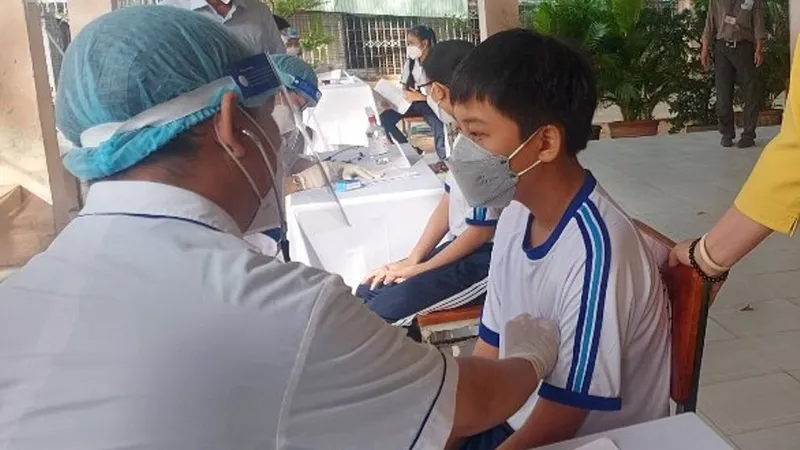 Trà Vinh: Triển khai tiêm vaccine ngừa Covid-19 cho hơn 113.000 trẻ từ 5 đến dưới 12 tuổi