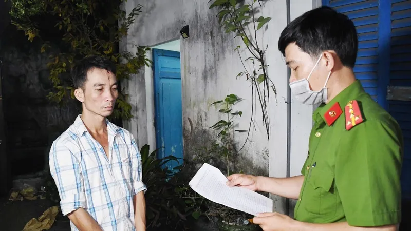 Đối tượng Thái Văn Thắng bị bắt giữ