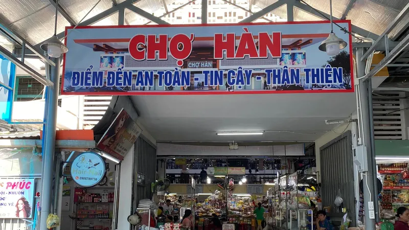 Diện mạo mới của chợ Hàn sau khi được nâng cấp, cải tạo