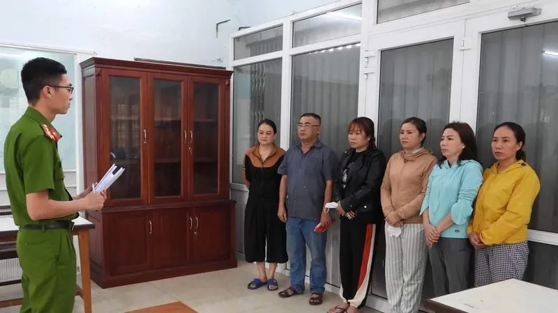 Các đối tượng tại cơ quan điều tra