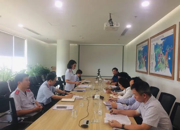 Buổi làm việc của Đoàn Thanh tra 
