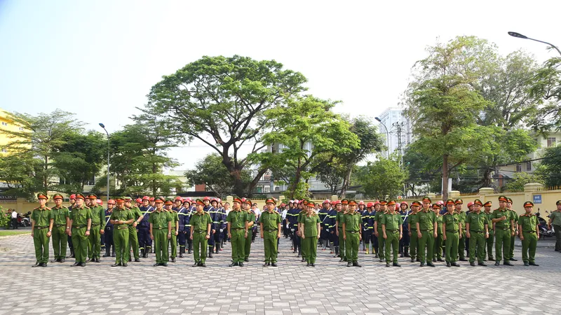Toàn cảnh lễ ra quân sáng nay