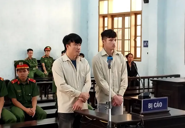Các bị cáo tại tòa