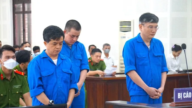 Các bị cáo tại tòa