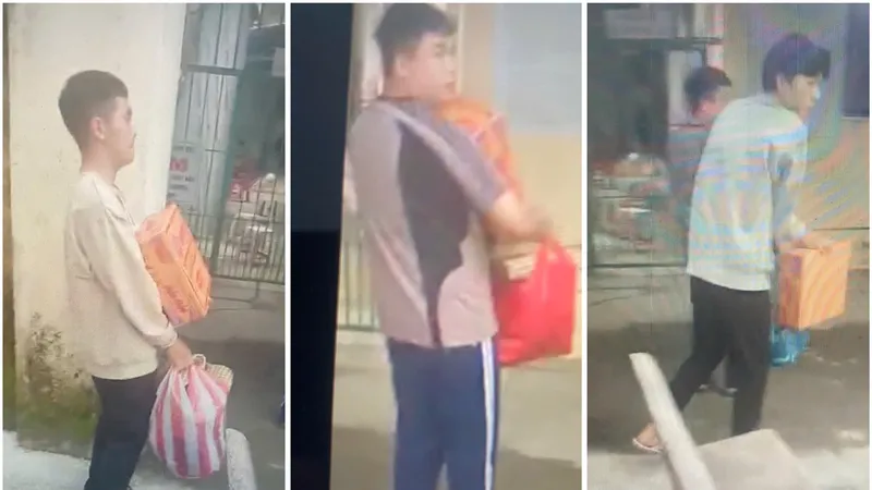 Ba nghi phạm đánh tử vong shipper bị công an bắt giữ. Ảnh: CACC