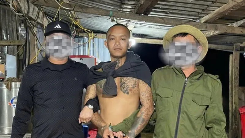 Đối tượng Lý Văn Sang bị bắt giữ. Ảnh: CACC