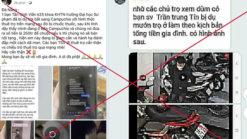 Công an TP Đà Nẵng khẳng định thông tin lan truyền trên mạng xã hội là sai sự thật