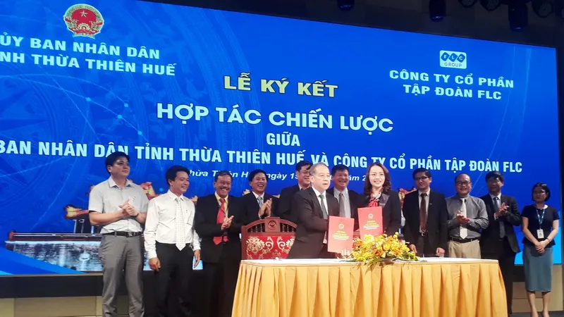 Tỉnh Thừa Thiên – Huế ký kết hợp tác chiến lược với Tập đoàn FLC