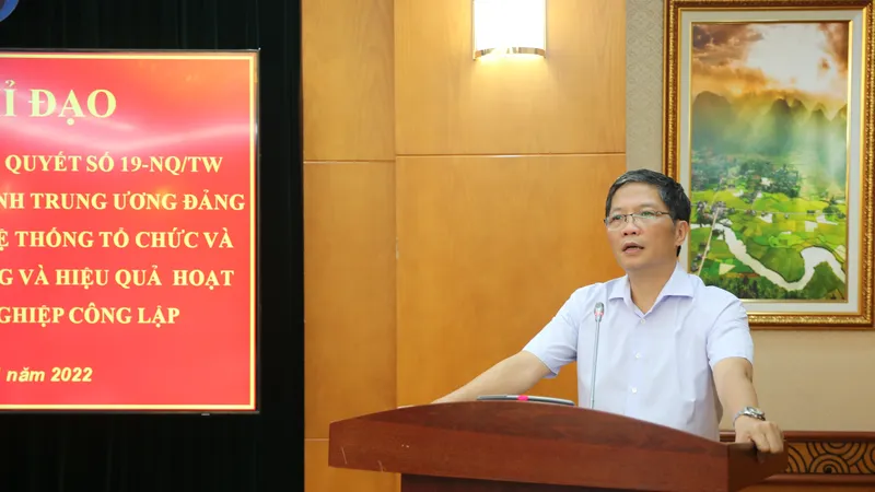 Tổ chức lại các đơn vị sự nghiệp công lập còn mang tính cơ học