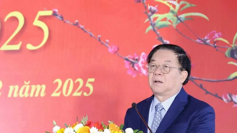 Đồng chí Nguyễn Trọng Nghĩa, Ủy viên Bộ Chính trị, Bí thư Trung ương Đảng, Trưởng Ban Tuyên giáo và Dân vận Trung ương