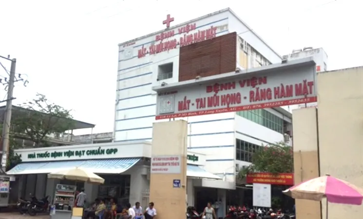 Bệnh viện Mắt-Tai mũi họng-Răng hàm mặt An Giang. Ảnh: ĐÔNG XUYÊN