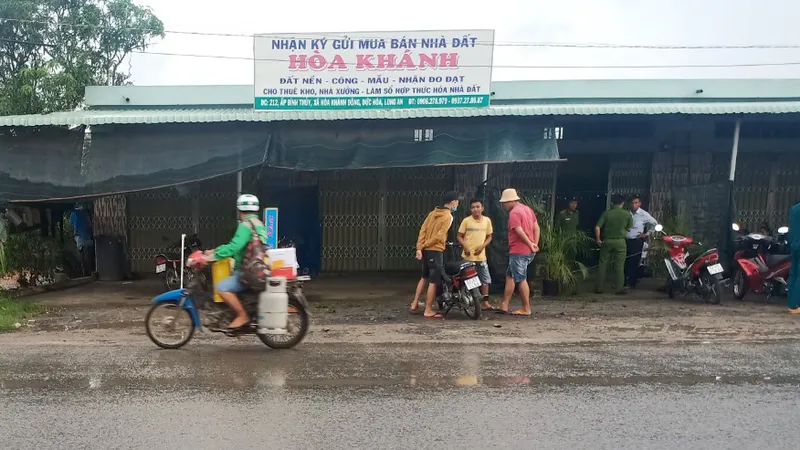 Quán cà phê nơi xảy ra án mạng. Ảnh: KIẾN VĂN