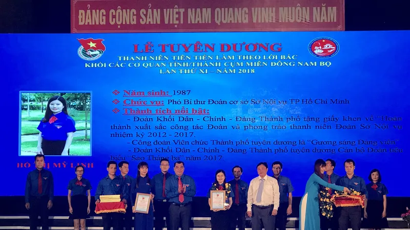 Tuyên dương 70 gương thanh niên tiên tiến làm theo lời Bác cụm miền Đông Nam bộ