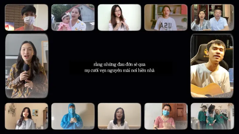 Nguyên Hà và dàn đồng ca y bác sĩ, tình nguyện viên hát “Đã bao lâu”