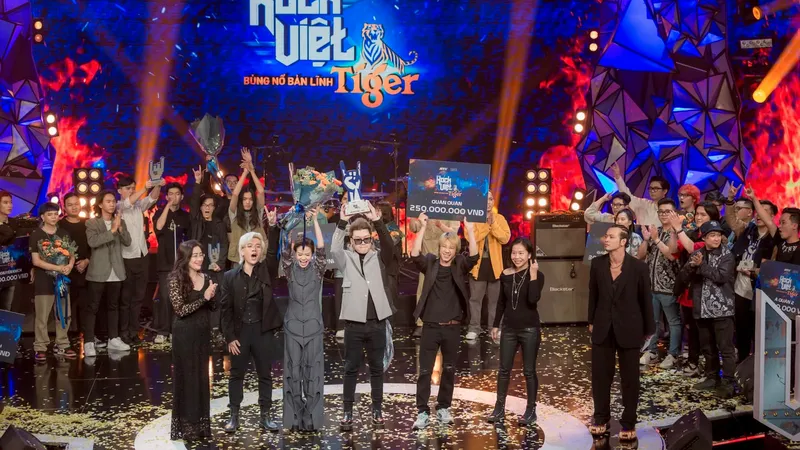 Metanoia “Đại bàng trắng” đoạt quán quân “Rock Việt - Tiger bùng nổ bản lĩnh” 2022