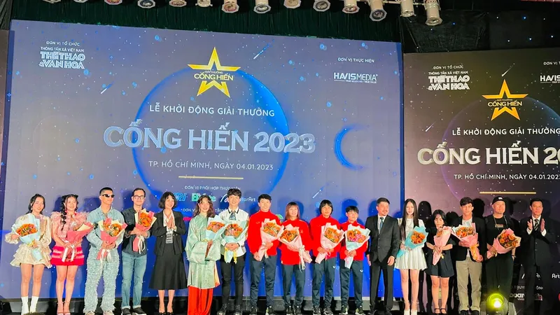 Giải thưởng Cống hiến 2023 mở rộng sang lĩnh vực thể thao