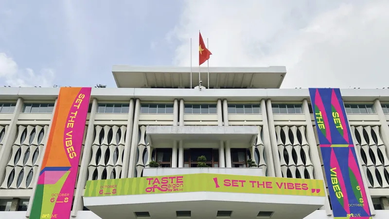 Lần đầu tiên có lễ hội nghệ thuật hương vị cho giới trẻ trong khuôn viên Hội trường Thống Nhất