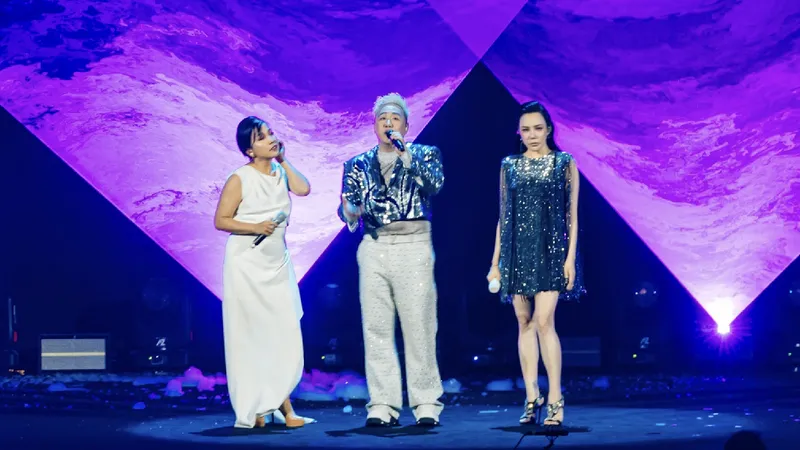 “Tam ca” đặc biệt Mỹ Linh - Hồ Quỳnh Hương - Trung Quân tại Live Concert 1689