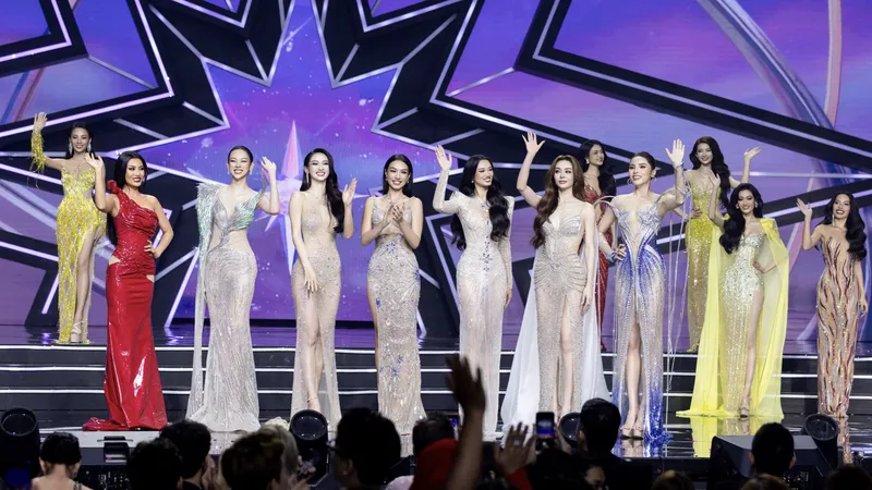 Kỳ Duyên, Mai Ly, Bảo Nhi đều đạt top 5 thí sinh xuất sắc phần thi bikini, dạ hội tại Bán kết Miss Universe Vietnam 2024