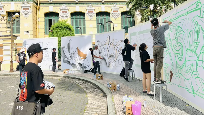 Giới trẻ TPHCM trải nghiệm nghệ thuật đường phố với “Saigon Urban Street Fest” 