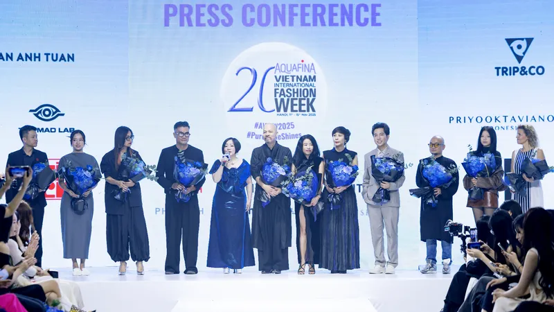 20 nhà thiết kế - thương hiệu tham gia Aquafina Tuần lễ Thời trang Quốc tế Việt Nam Thu - Đông 2025