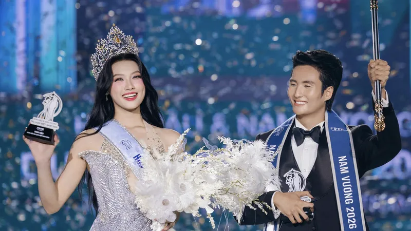 Đại diện Tuyên Quang, Khánh Hòa đăng quang Hoa hậu - Nam vương Du lịch Việt Nam 2026