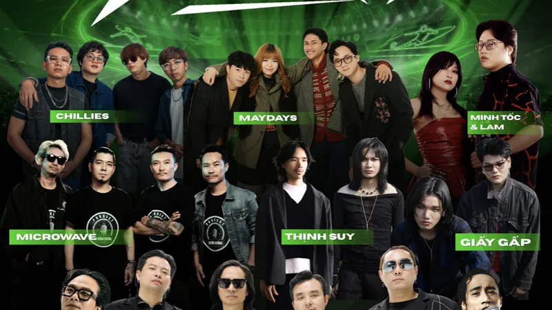 Bức Tường, Microwave, Chillies, MayDays… hội tụ tại VTV Fanzone World Cup 2026