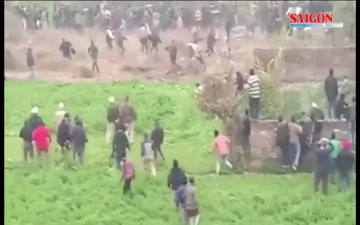 CLIP: Báo hoa mai “điên cuồng” tấn công dân làng ở Ấn Độ