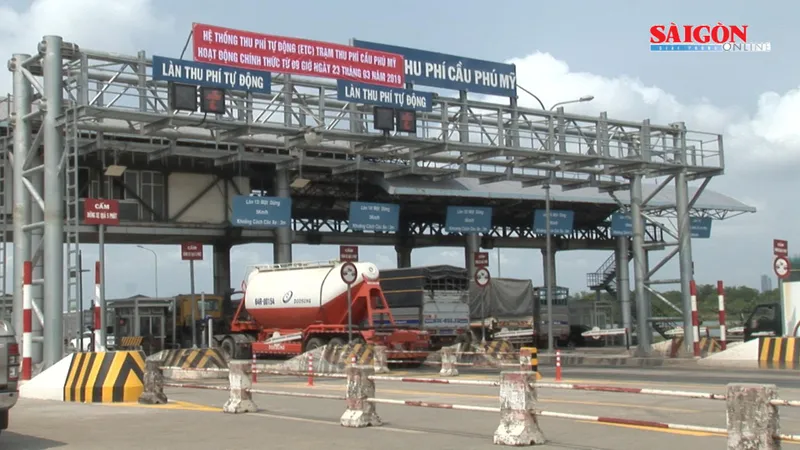 Từ hôm nay, thu phí tự động không dừng khi qua cầu Phú Mỹ