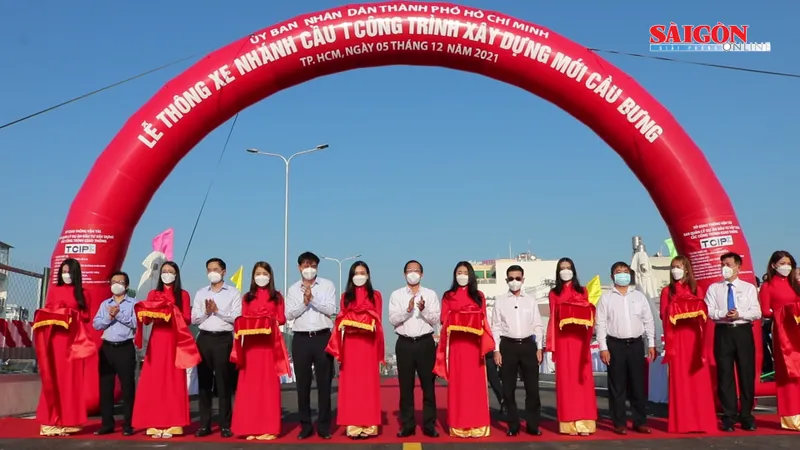 TPHCM chính thức khai thác nhánh 1 cầu Bưng