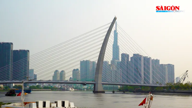 Cầu Thủ Thiêm 2 bắc qua sông Sài Gòn chính thức thông xe