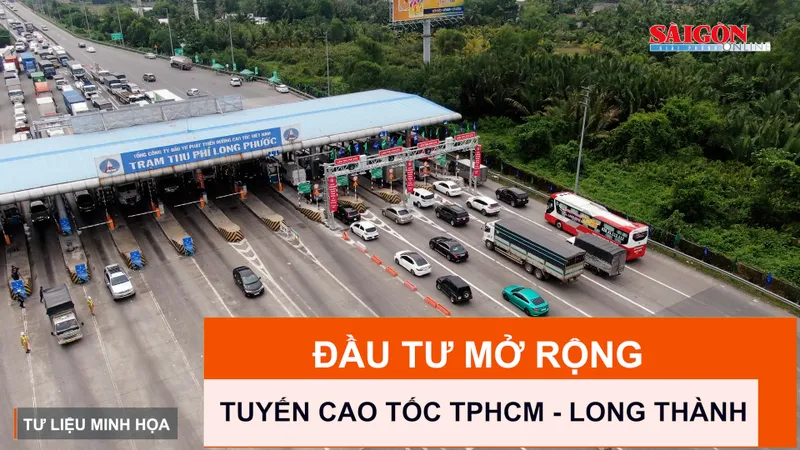 Đầu tư mở rộng tuyến cao tốc TPHCM - Long Thành