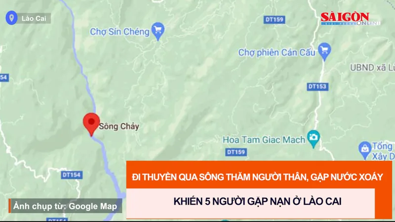 Đi thuyền qua sông thăm người thân, gặp nước xoáy khiến 5 người gặp nạn ở Lào Cai