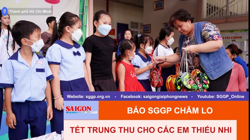 Báo SGGP chăm lo Tết Trung thu cho các em thiếu nhi