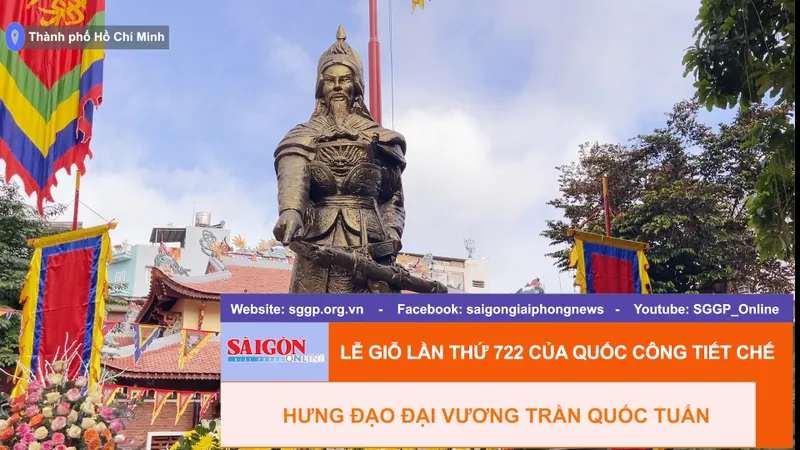 Lễ giỗ lần thứ 722 của Quốc công Tiết chế Hưng Đạo Đại Vương Trần Quốc Tuấn