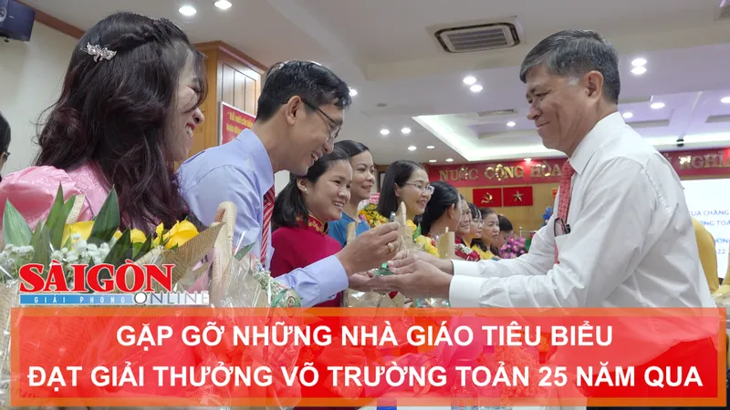Gặp gỡ những nhà giáo tiêu biểu đạt Giải thưởng Võ Trường Toản 25 năm qua