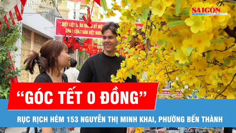 Phường Bến Thành: Rục rịch “Góc tết 0 đồng” tại hẻm 153 Nguyễn Thị Minh Khai