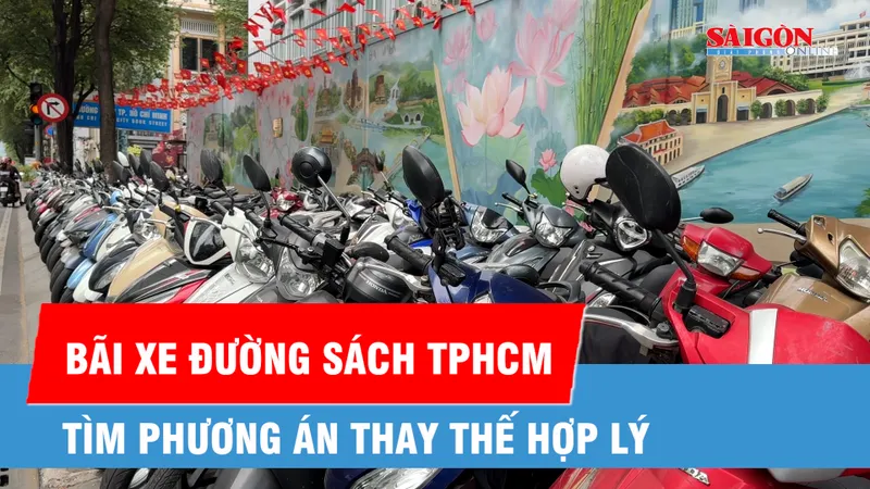 Giữ xe tại Đường sách TPHCM: Tìm phương án hài hòa giữa tiện ích và mỹ quan