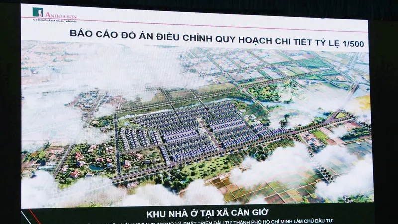 Cần Giờ lấy ý kiến điều chỉnh quy hoạch khu nhà ở gần 30ha 