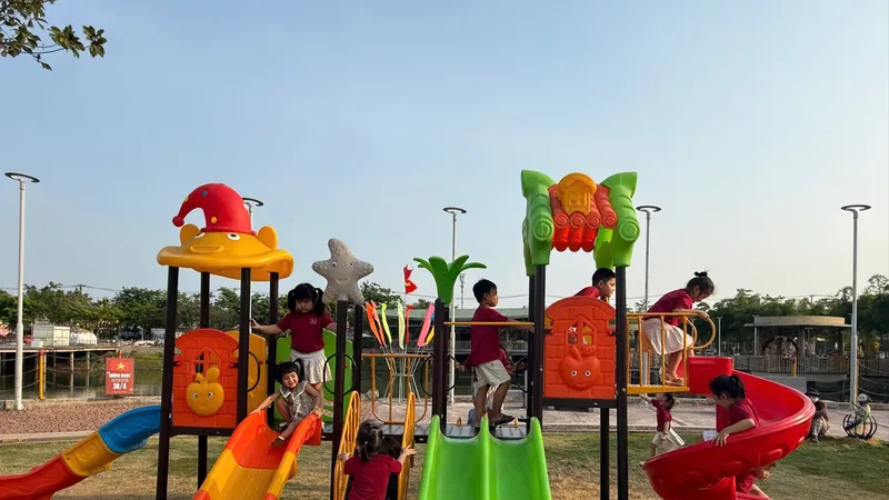Xã Xuân Thới Sơn khánh thành khu vui chơi thiếu nhi