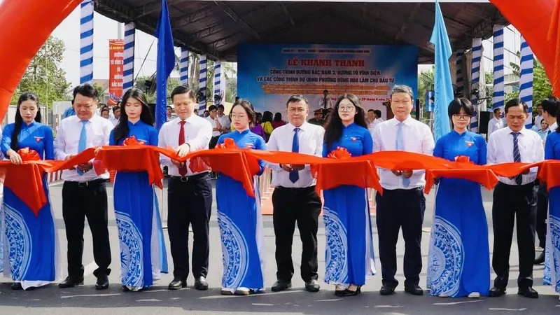Phường Đông Hòa khánh thành nhiều công trình hạ tầng đô thị
