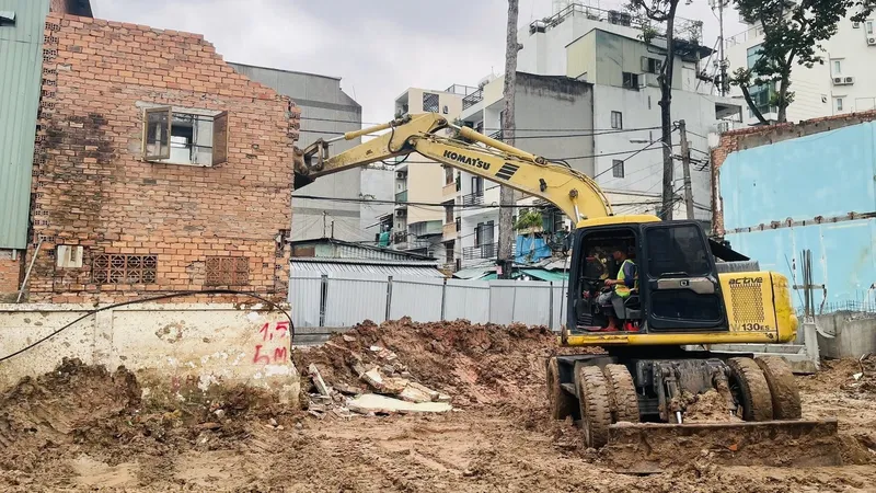 Người dân đồng thuận, dự án mở rộng đường Trần Bình Trọng đẩy nhanh tiến độ