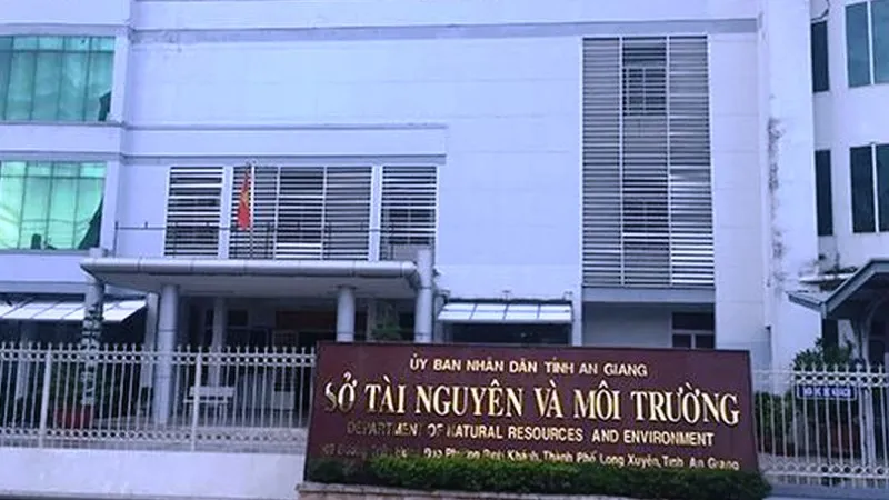 Sở TN-MT tỉnh An Giang, nơi ông Trần Đặng Đức công tác