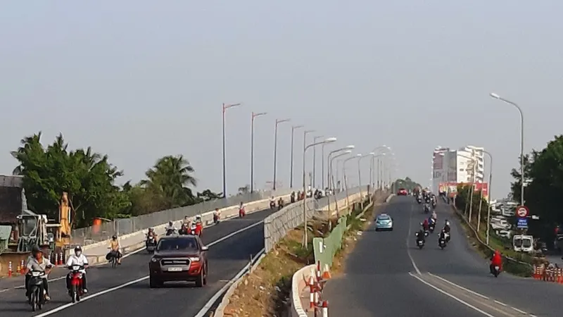 Sáng nay 18-1, thông xe cầu Quang Trung mới ở Cần Thơ 