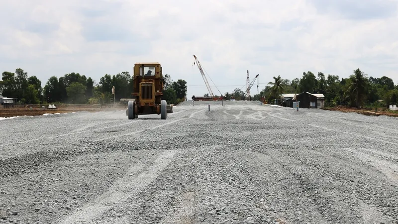 Cao tốc Trung Lương – Mỹ Thuận hoàn thành hơn 40% khối lượng 