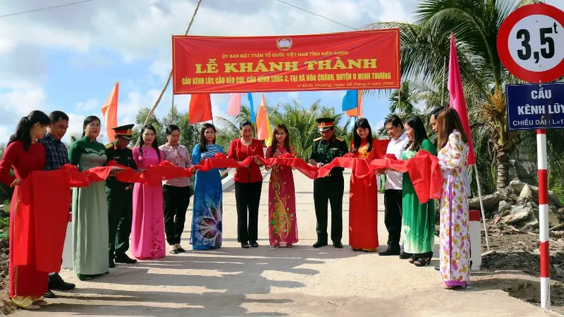 Khánh thành cầu nông thôn Kênh Lũy vào ngày 8-9